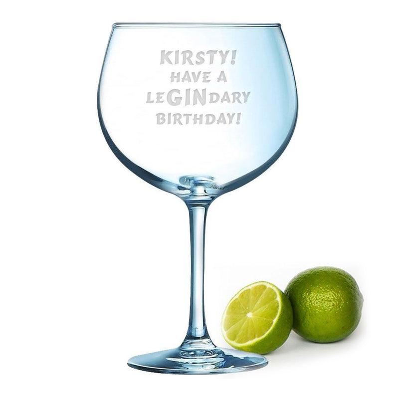 LeGindary Birthday 72cl Juniper Gin Glass