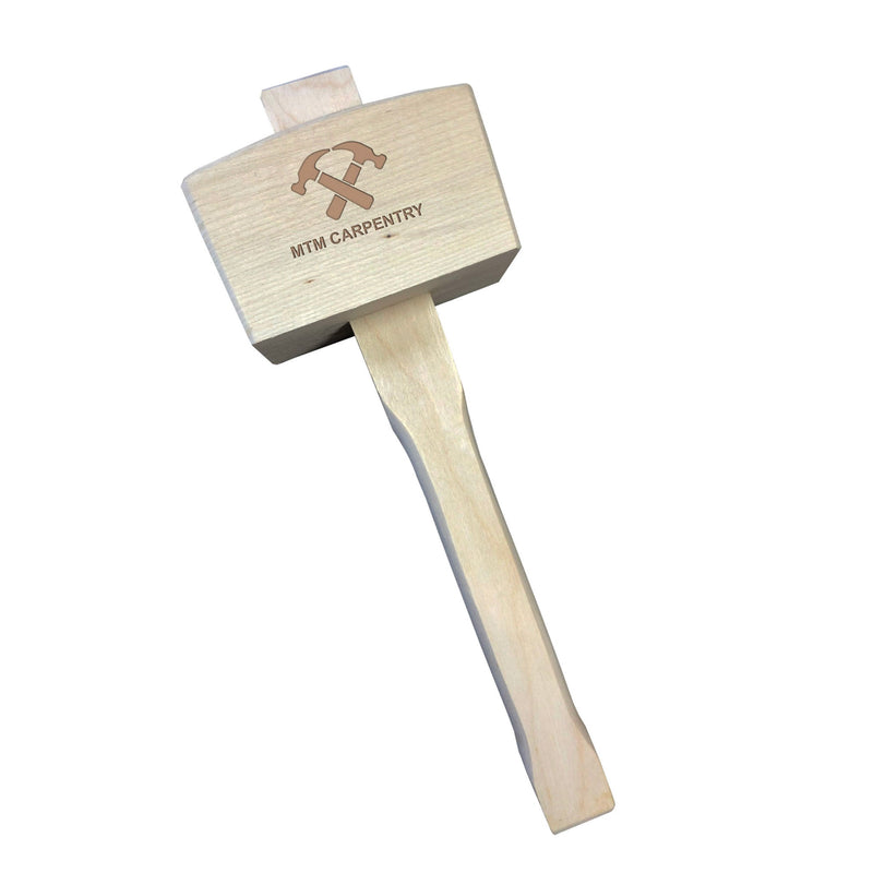 Personalised Engraved Wooden Mallet
