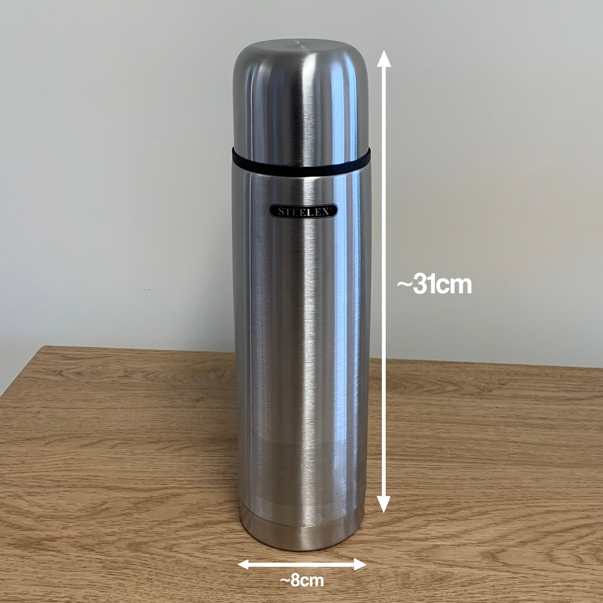 Personalised Tea/coffee Steel Insulted Vacuum 1L Flask Engrave with Name Font Text Image or Logo of Your Choice Gift for Loved Ones Birthday