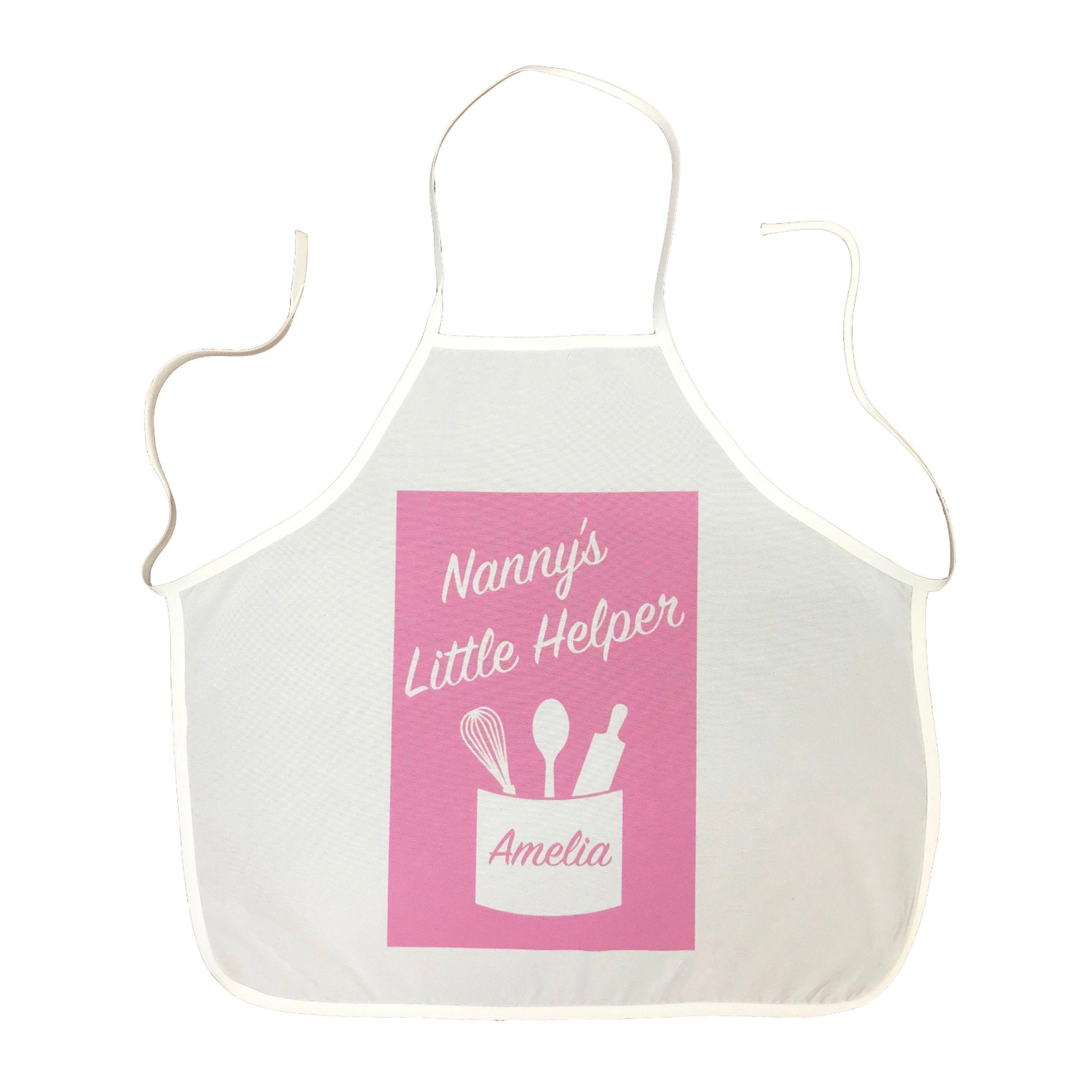 Toddler's Apron - Little Helper Pink