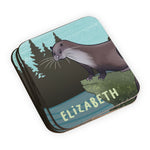 Personalised Children's Coasters - Otter