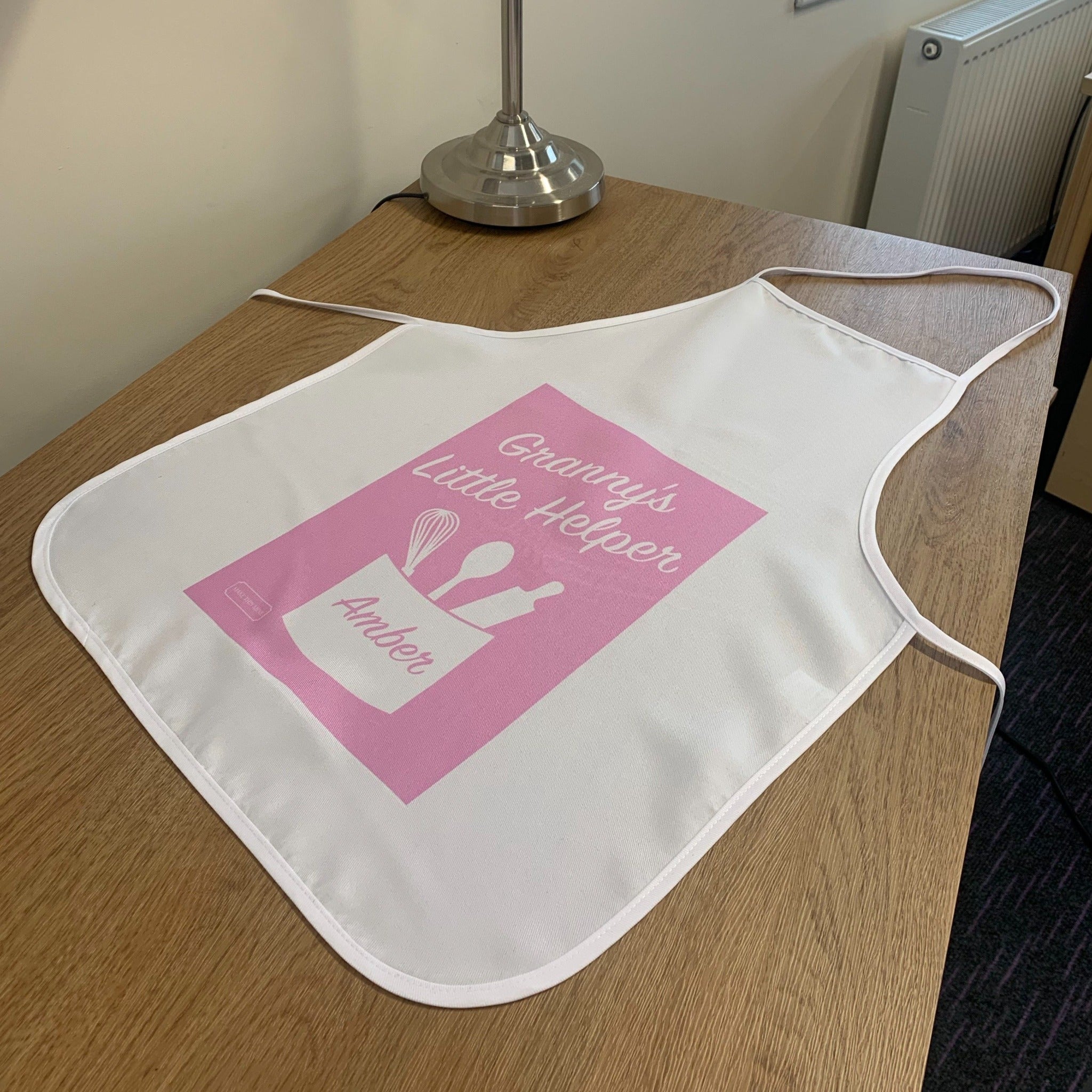 Toddler's Apron - Little Helper Pink