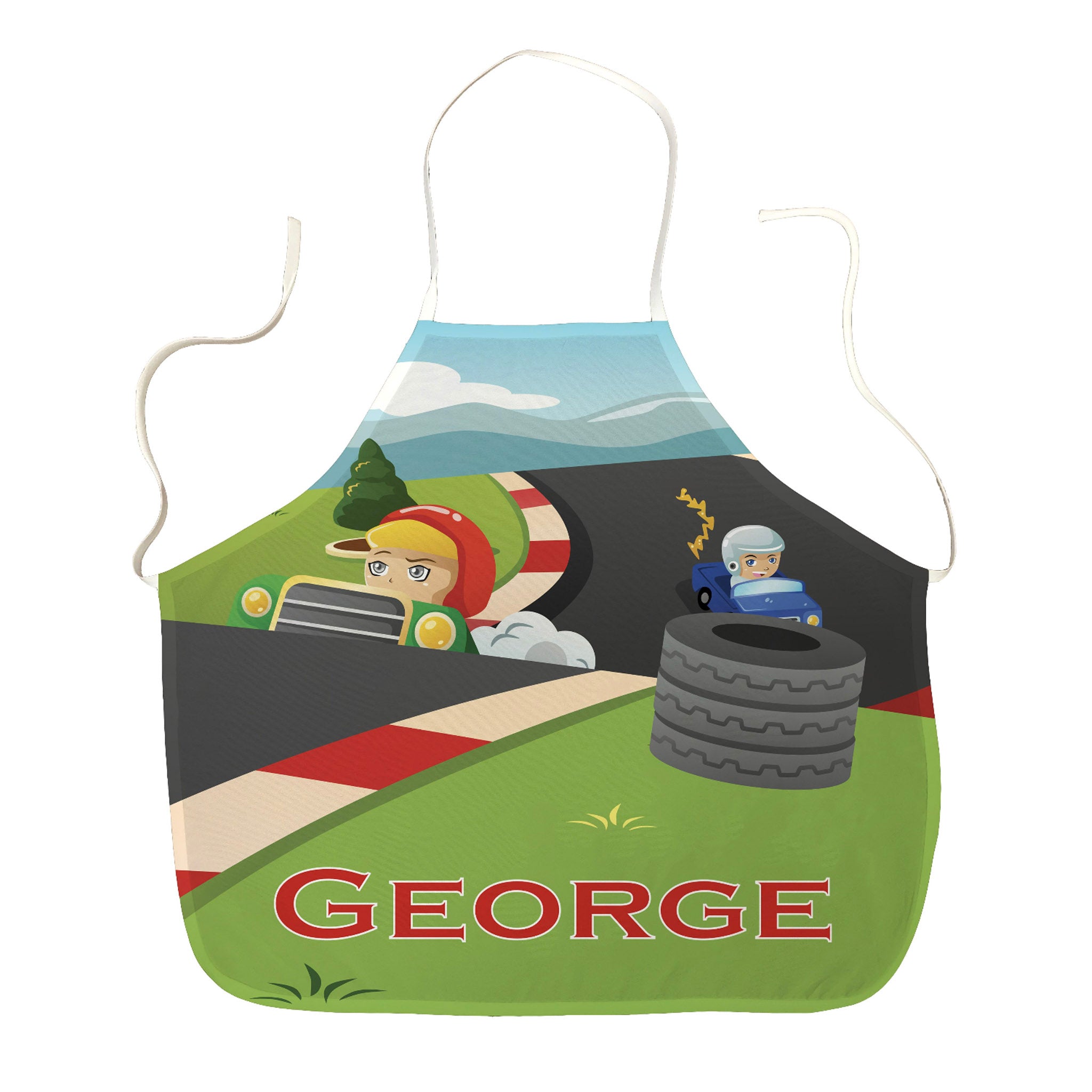 Toddlers Apron - Race Car