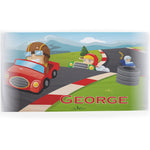 Personalised Children's Towel & Face Cloth Pack - Racecars