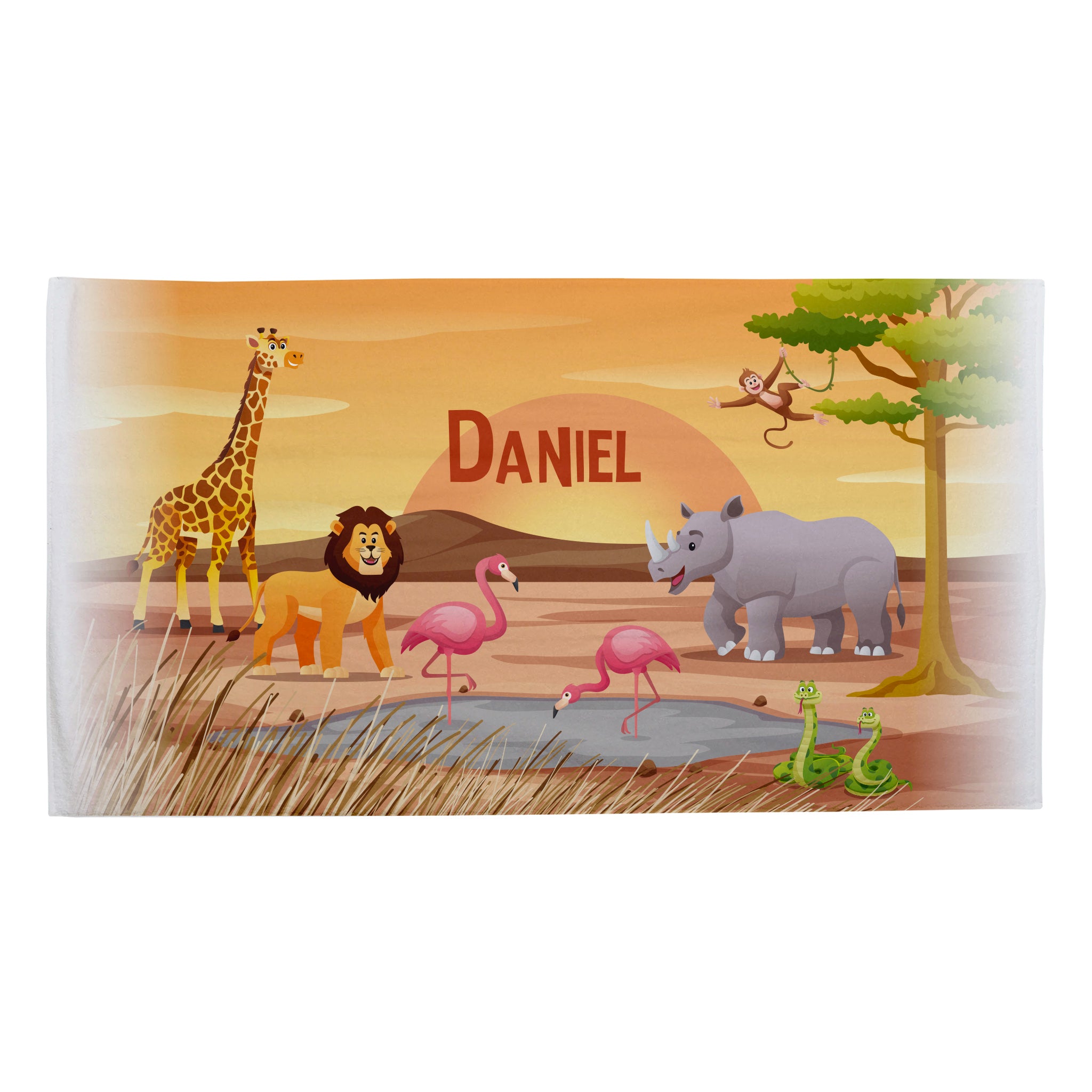 Personalised Children's Towel & Face Cloth Pack - Savannah