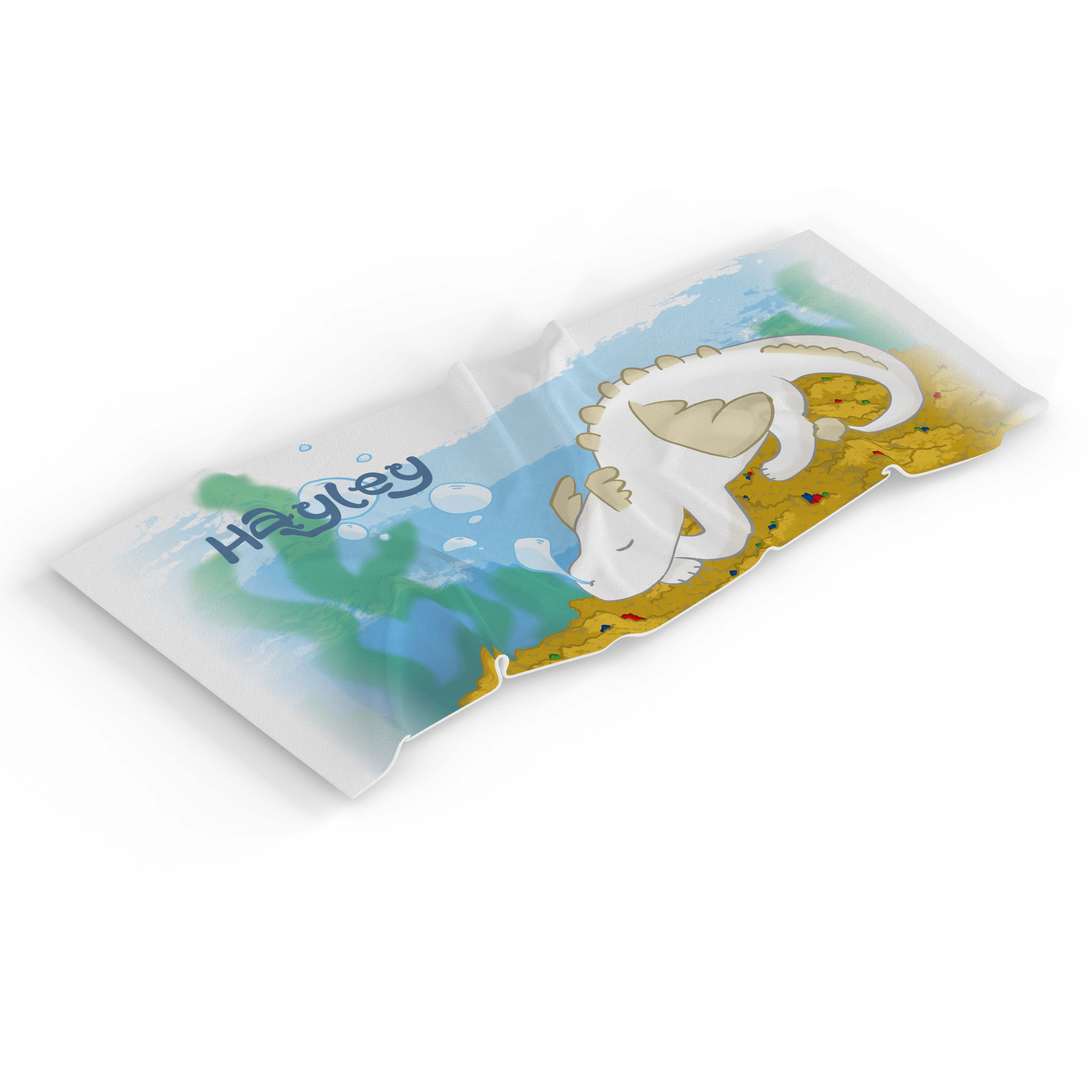 Personalised Children's Towel - Sea Dragon