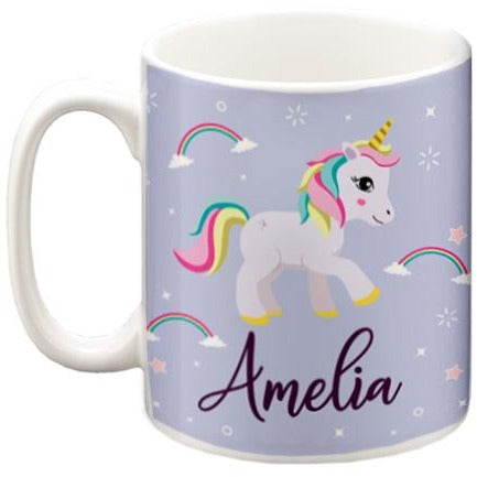 Children's Unicorn Design 10oz Ceramic Mug