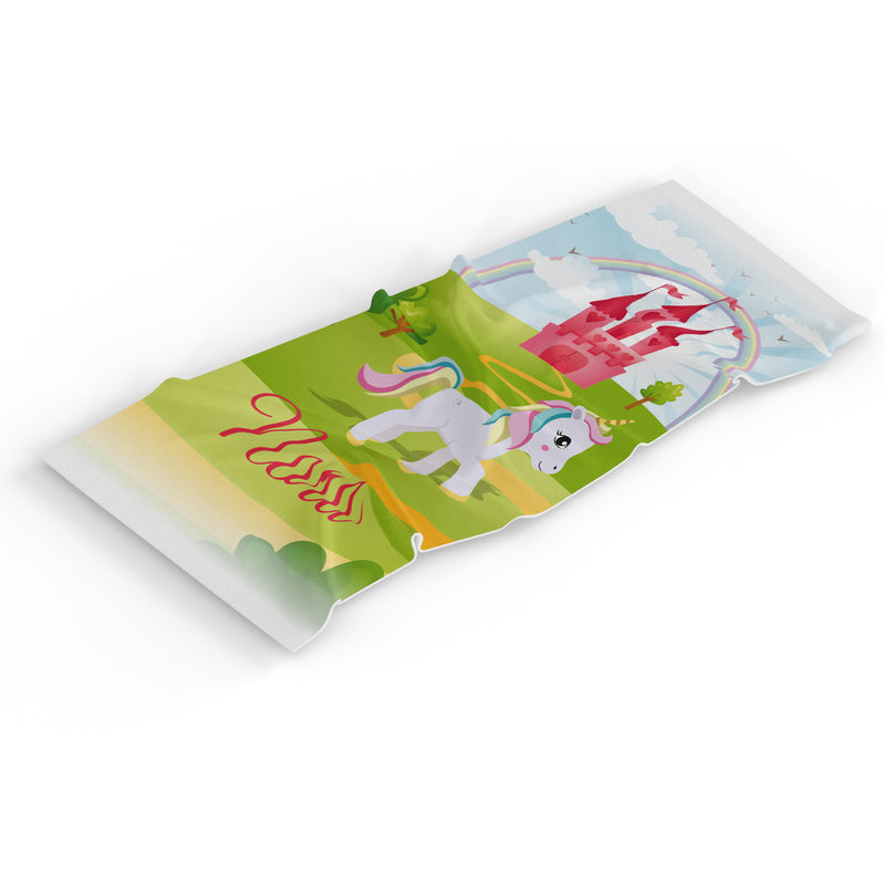 Personalised Children's Towel Unicorn Fairytale