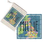 Personalised UK Map 25 Piece MDF Jigsaw