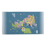 Personalised Children's Towel & Face Cloth Pack - UK Map