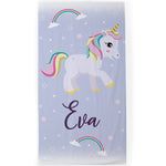 Personalised Children's Towel Unicorn Sparkle