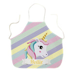 Toddlers Apron - Striped Unicorn